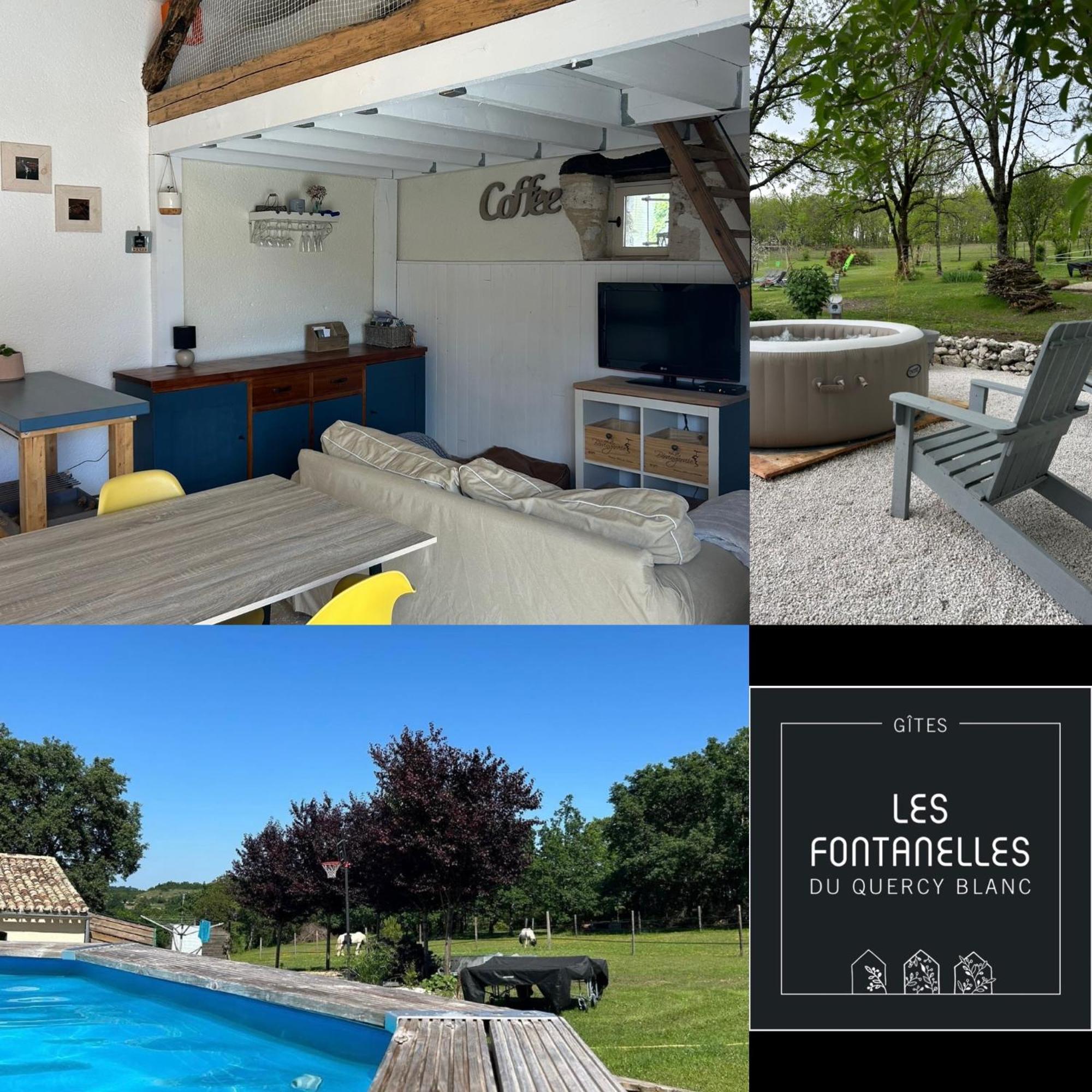 Vila Les Fontanelles Du Quercy Blanc Montcuq Exteriér fotografie